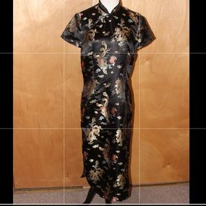 MULTICOLORED ASIAN INSPIRED DRESS